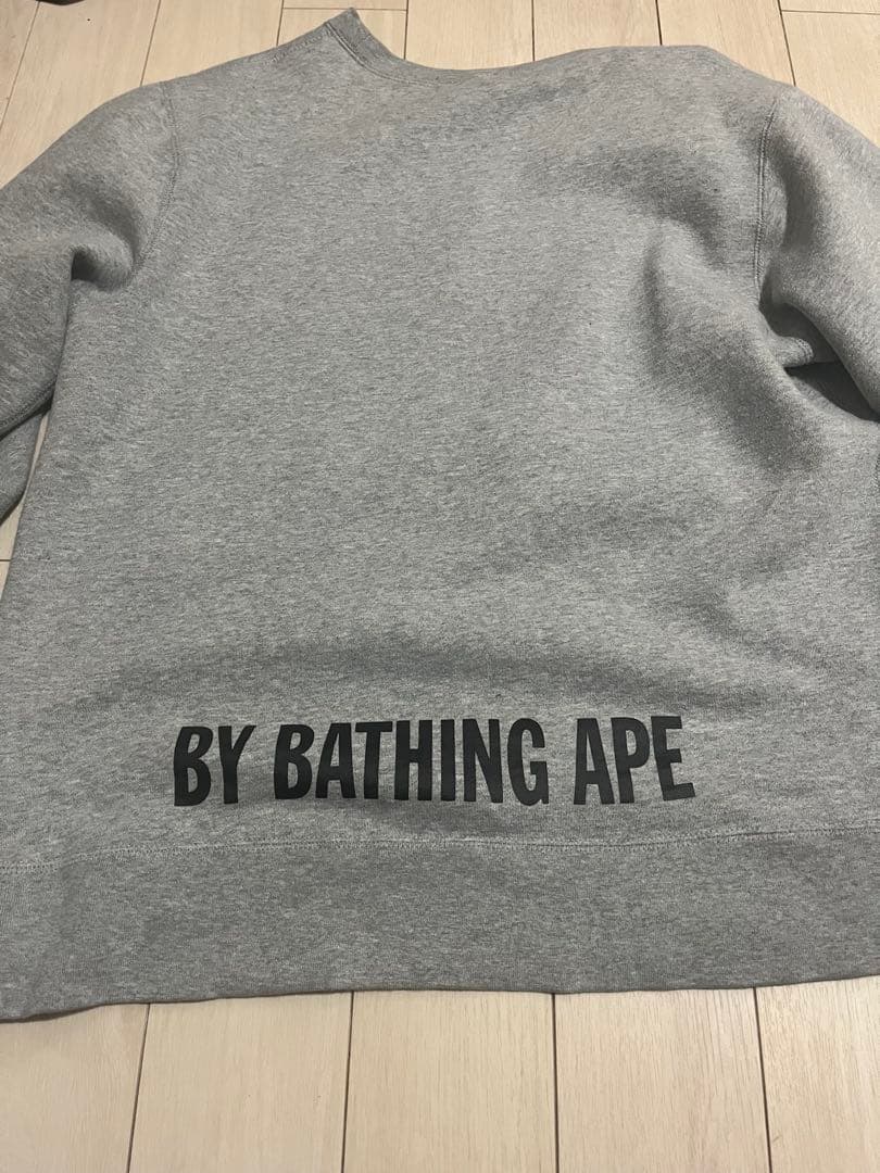 早い者勝ち A Bathing Ape グレー トレーナー 激レアカラー