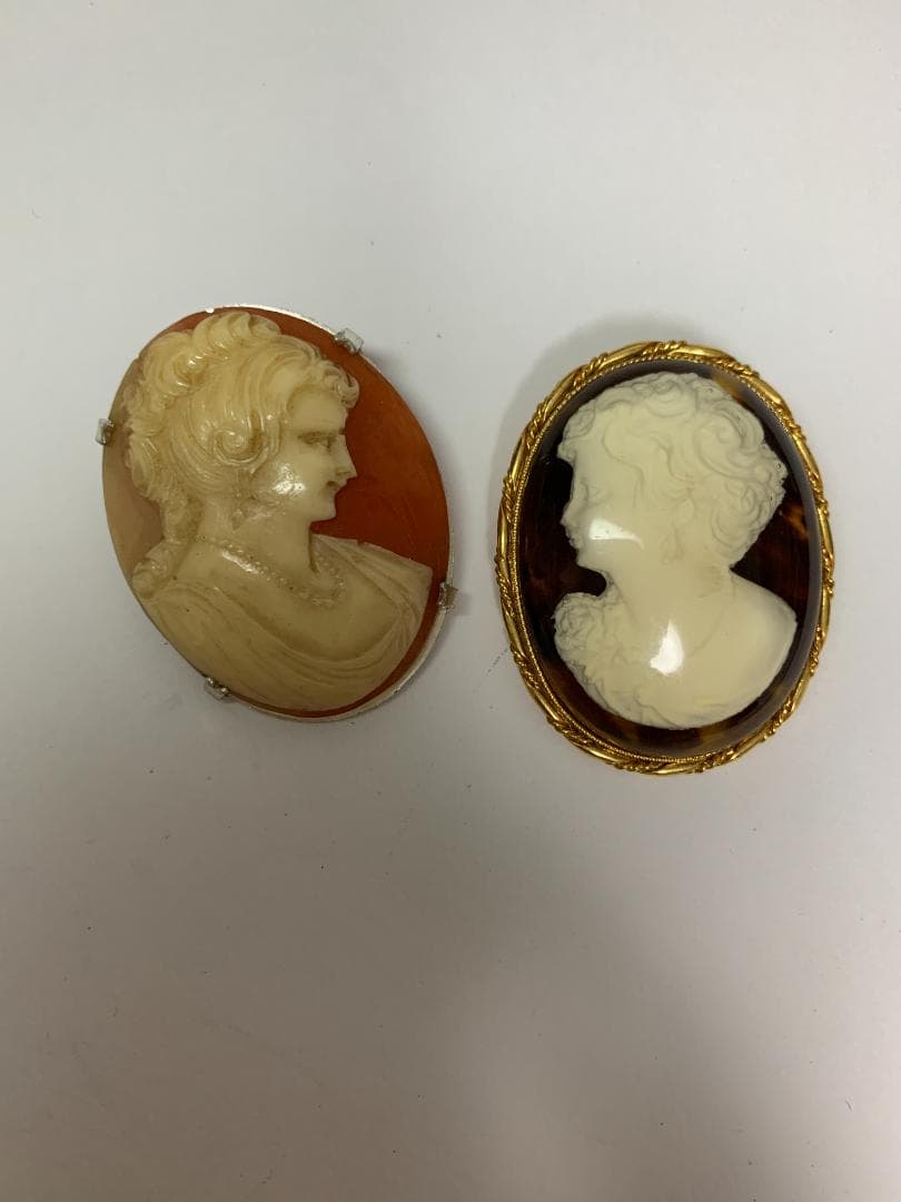 【まとめ売り】ヴィンテージ カメオブローチ ペンダント 10点セット