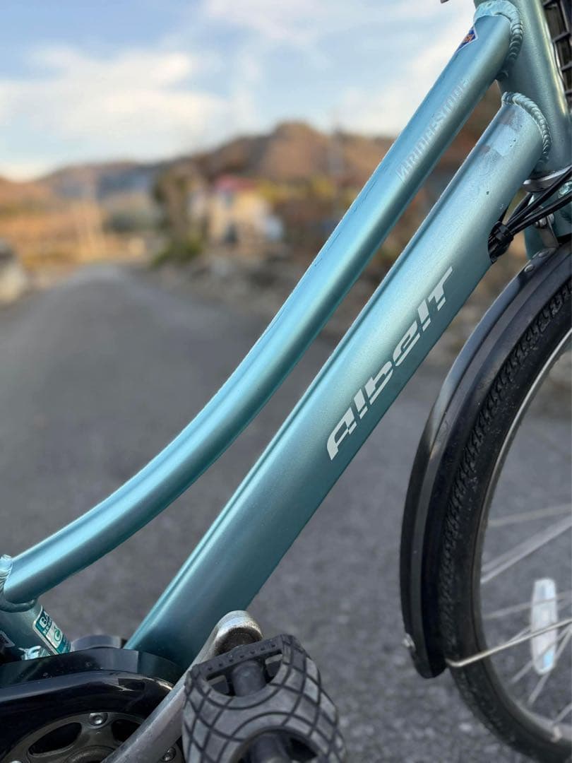 RIDER RACE 電動アシスト自転車 水色