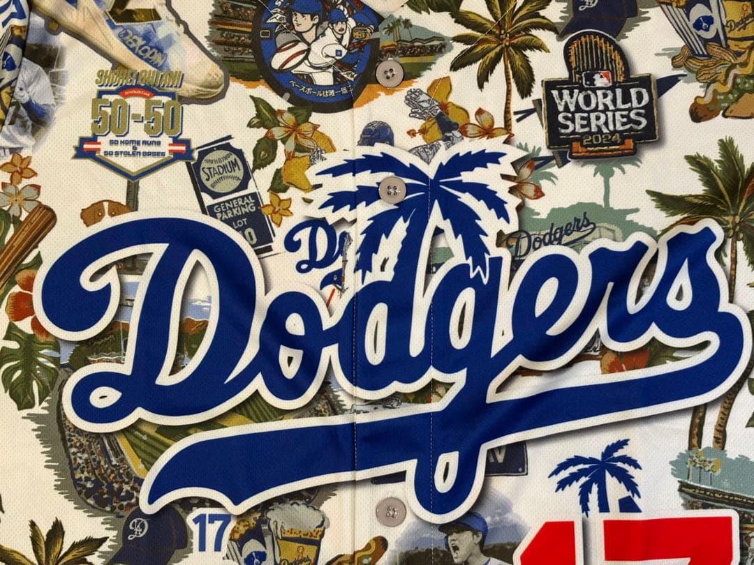 ⭐️期間限定価格⭐️【2025最新・非売品】大谷翔平 サインアロハユニフォーム