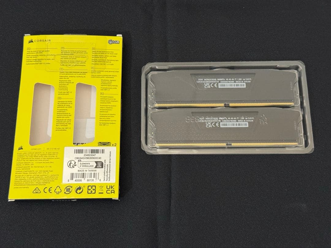 CORSAIR 32GB×2 DDR5-5600MHz PC5-41600