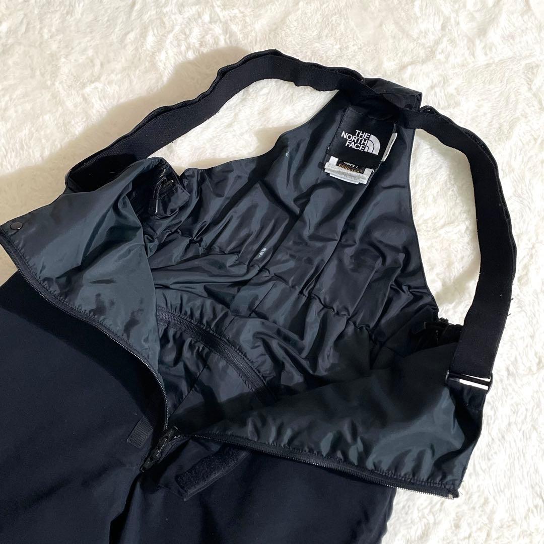 ミ*ン様 ノースフェイス　ＧＯＲＥＴＥＸ　サロペット　スノーパンツ　ブラック　Ｌ