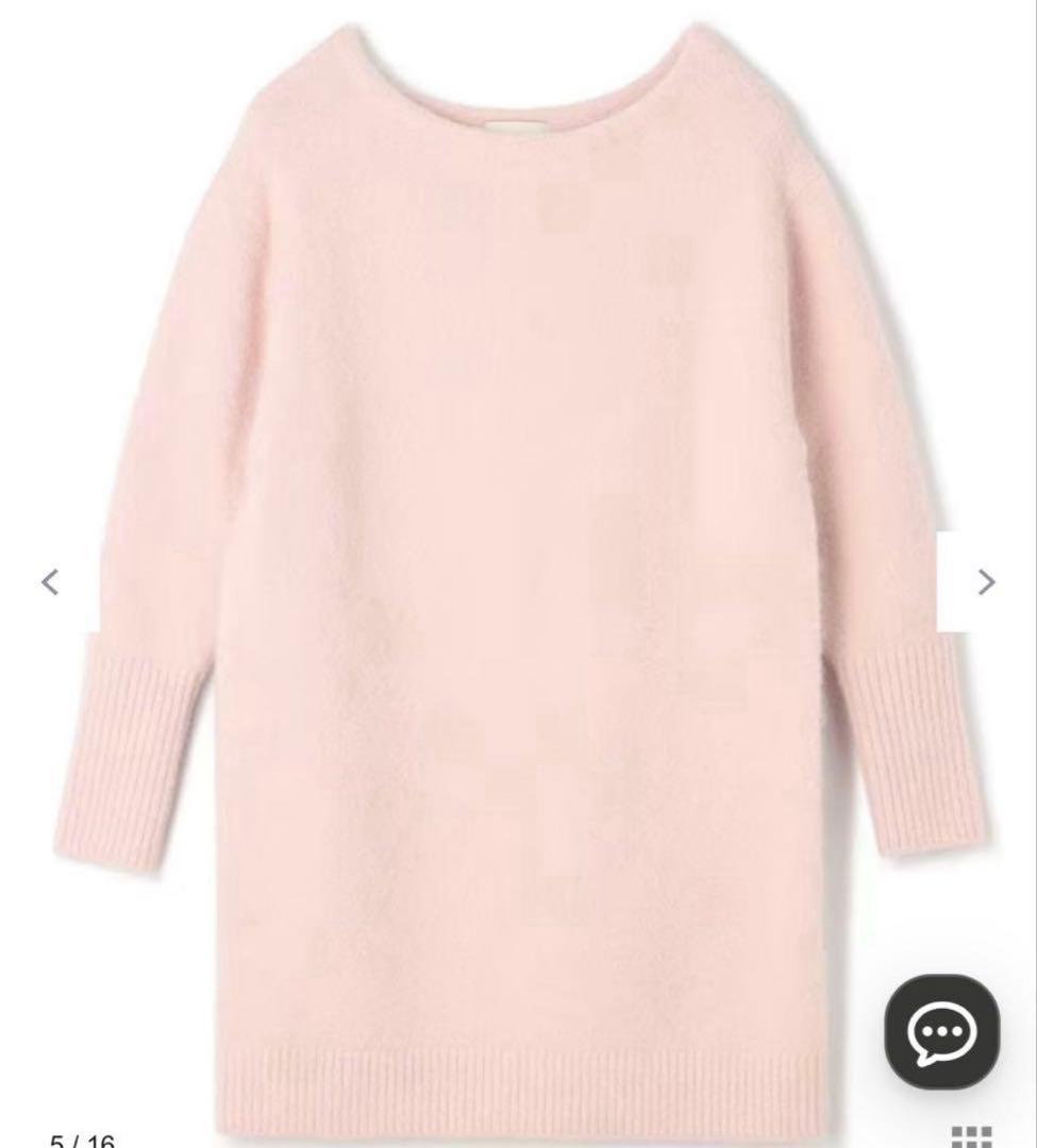 美品☆uncrave☆アンクレイヴ☆アルパカ☆ニット☆ワンピ☆ピンク☆