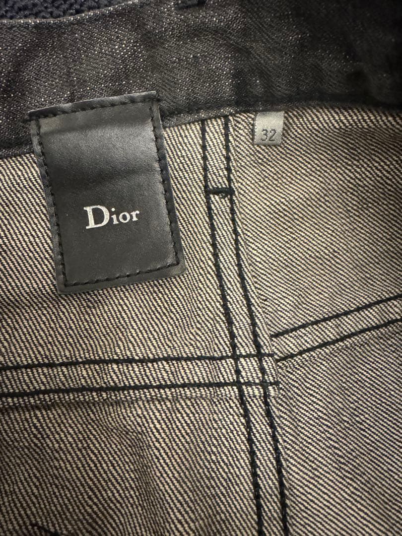 名作 dior homme 05ss 爪痕 デニム エディ期 32 黒 BECK