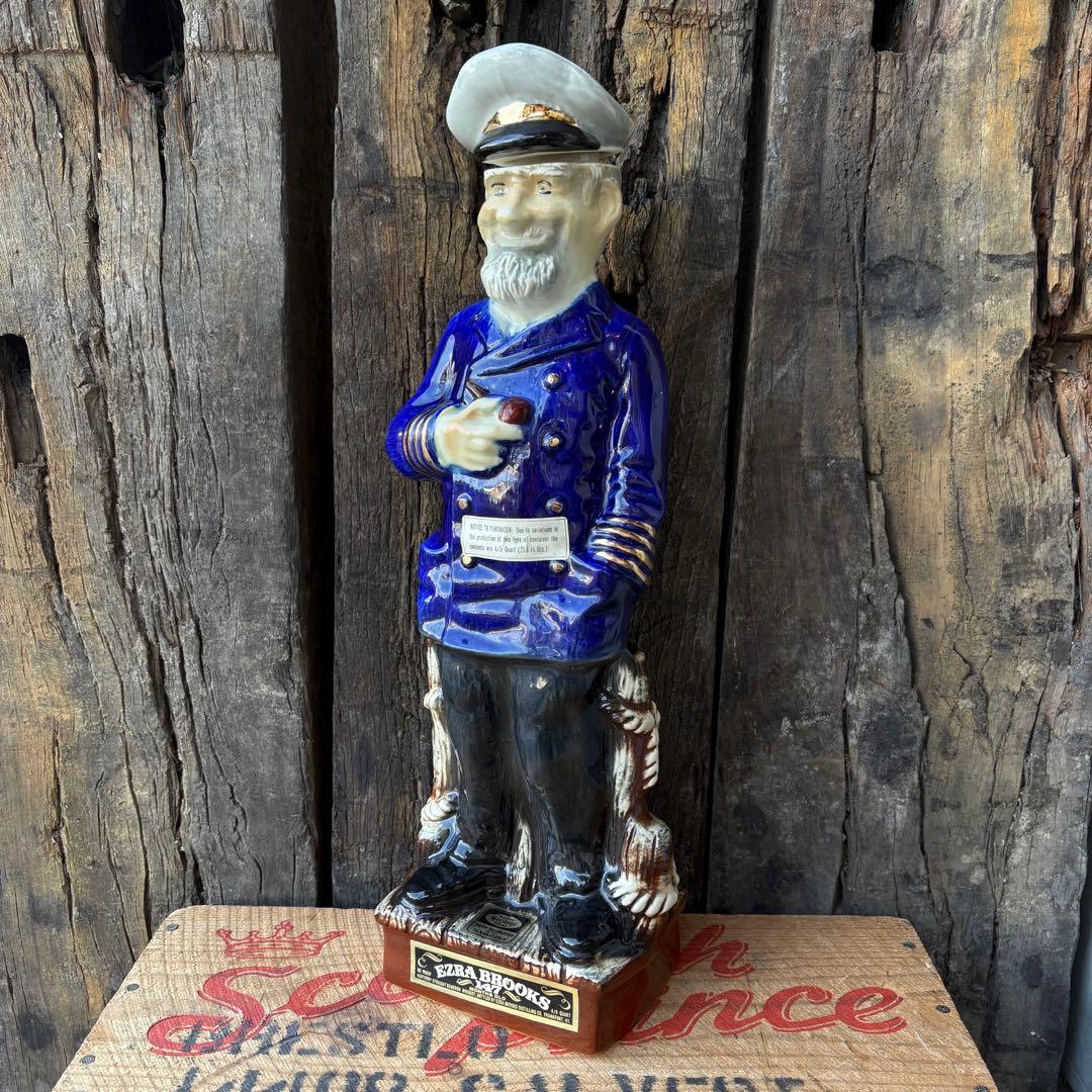 【1971 vintage】EZRA BROOKS デキャンタ キャプテン