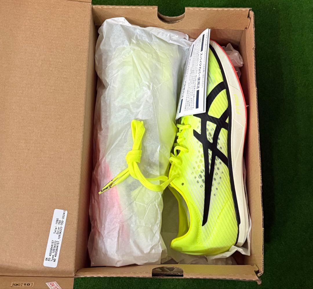 【新品未使用】アシックス ジェットスプリント3 イエロー系 25.0㎝