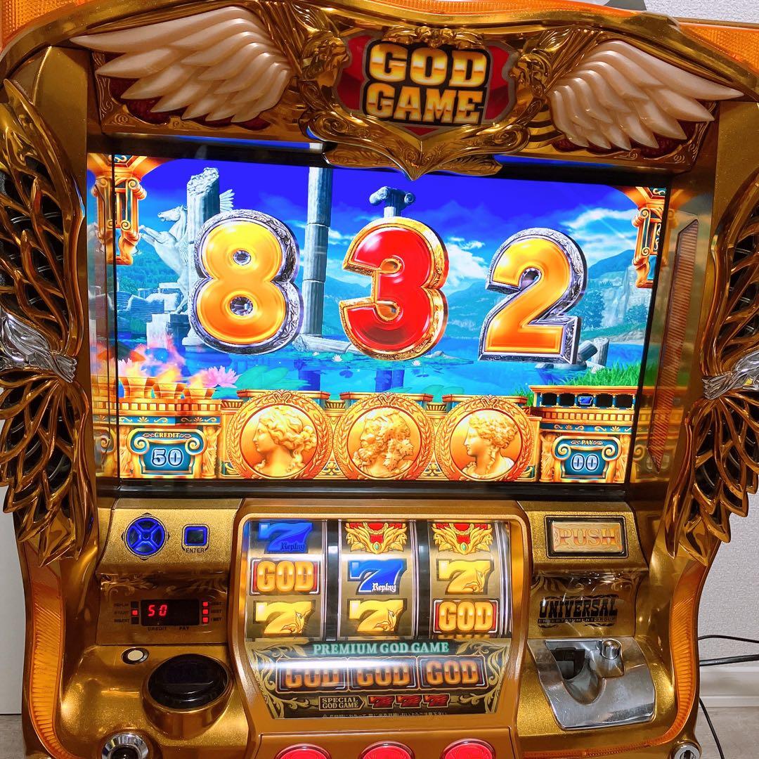 ミリオンゴッド 凱旋　スロットマシン　不要機　データカウンタ付き！