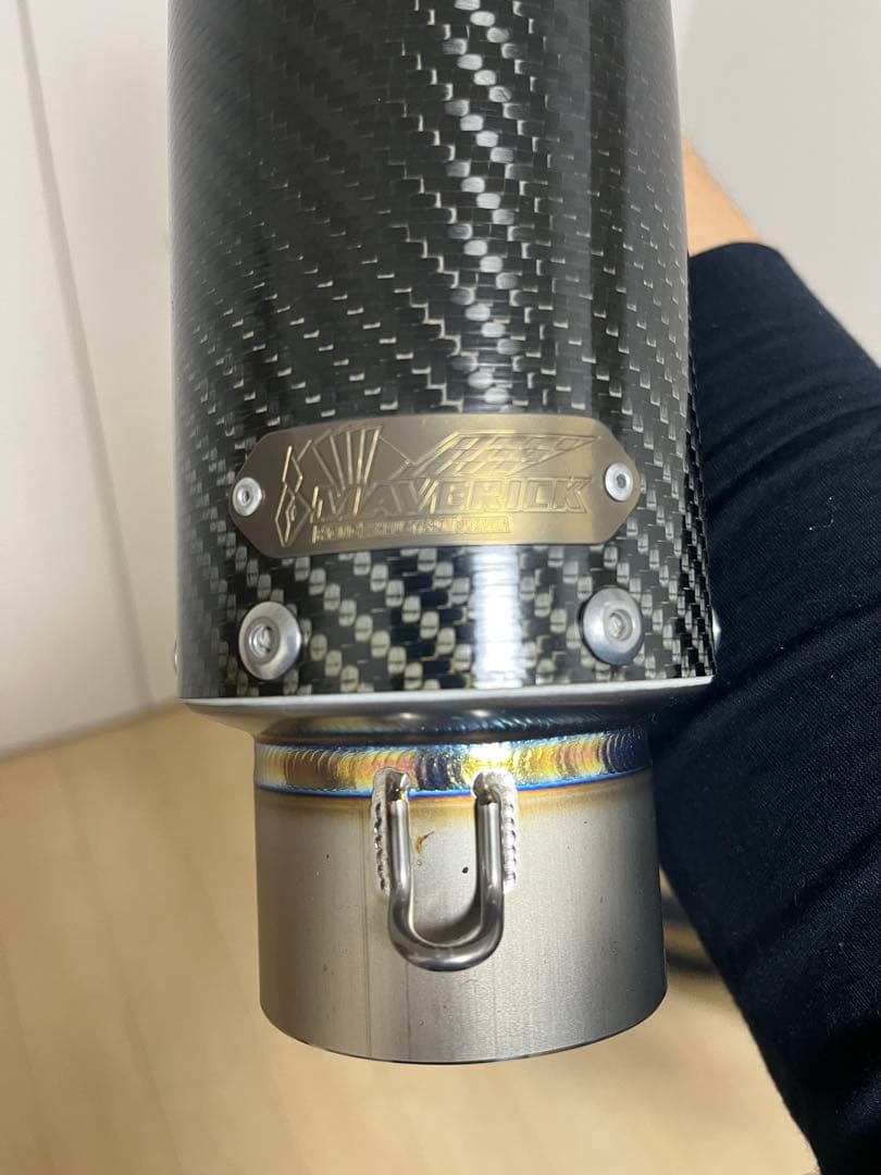 マーベリック MV83 400mm 汎用カーボンマフラー Φ60.5