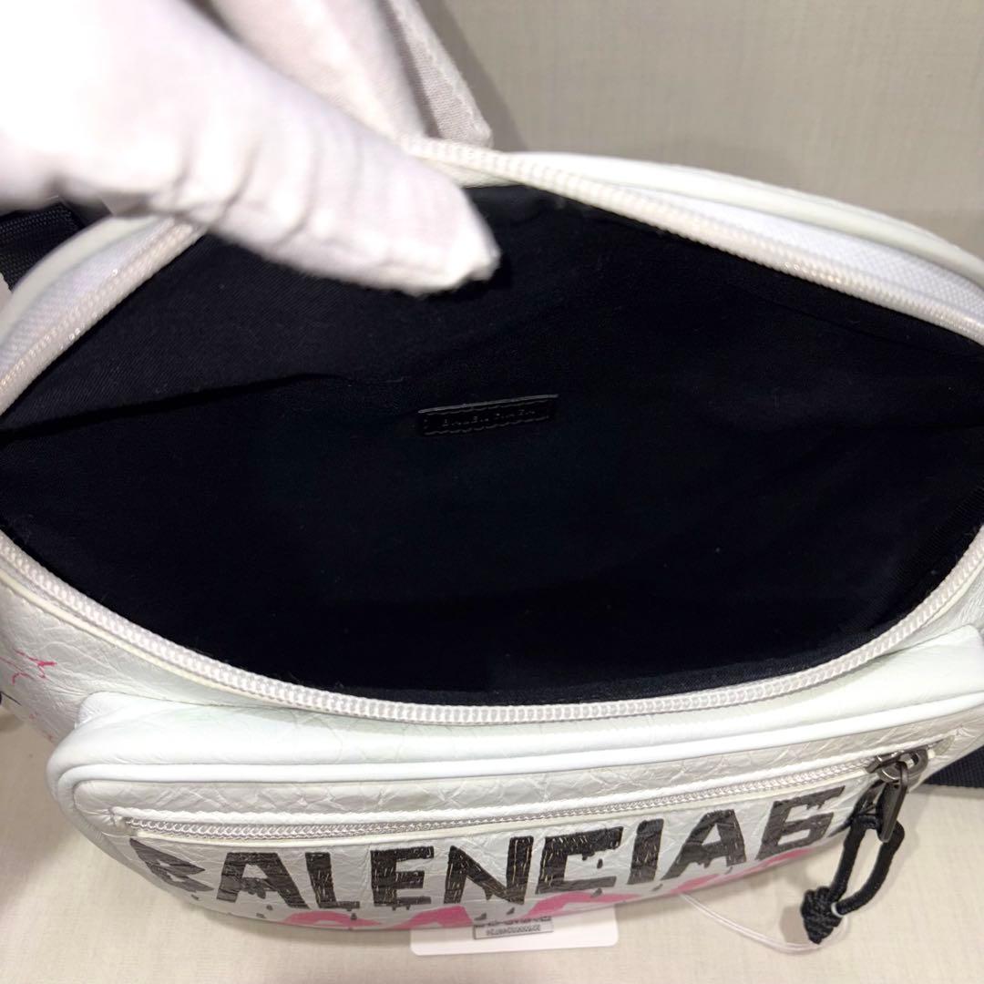 【極美品】✨ BALENCIAGA グラフィティ プリント ウエストポーチ