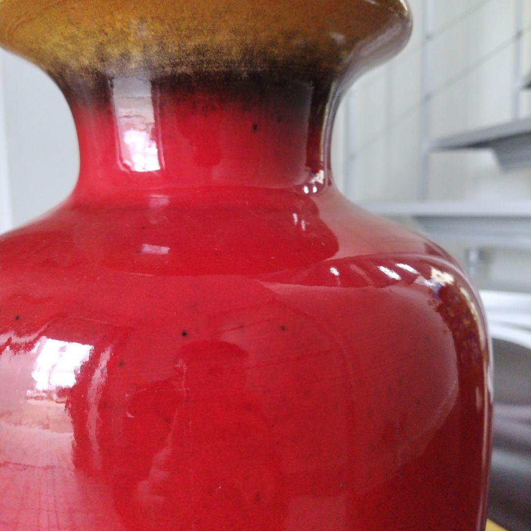 美品！ヴィンテージドイツ製 50-70年代FAT LAVA フラワーベース大型