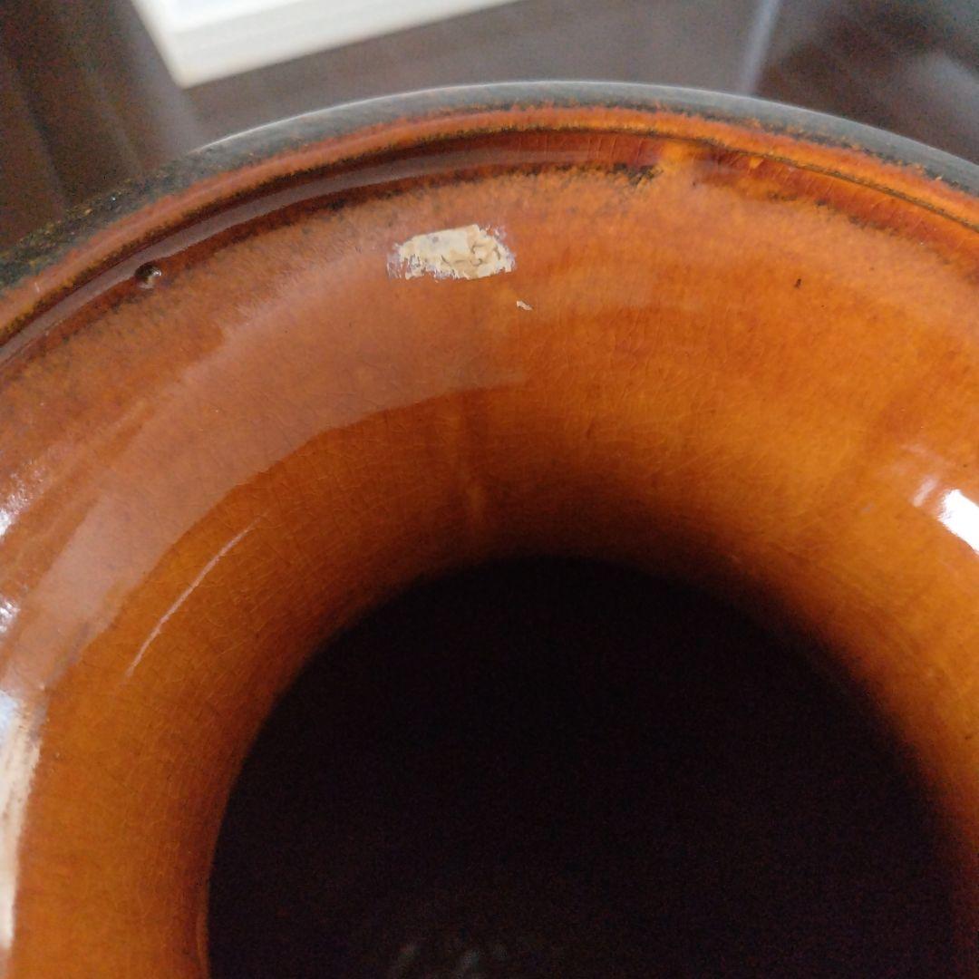 美品！ヴィンテージドイツ製 50-70年代FAT LAVA フラワーベース大型