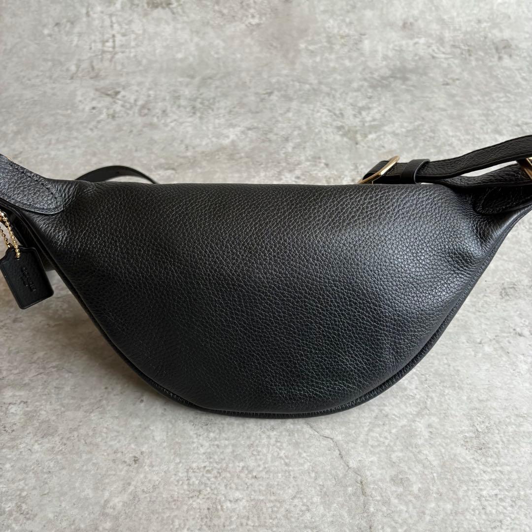 zなえなの33様COACH ボディバッグ ショルダーバッグ ゴールド金具 レザー