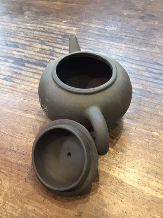 中国朱泥急須　讃入り