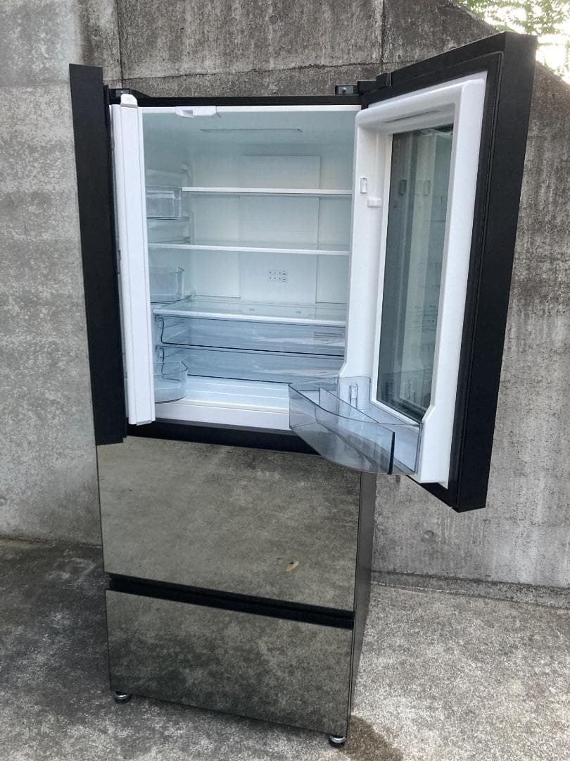 送料込 22年製 TWINBIRD HR-EI35 中身が見える冷蔵庫 354L