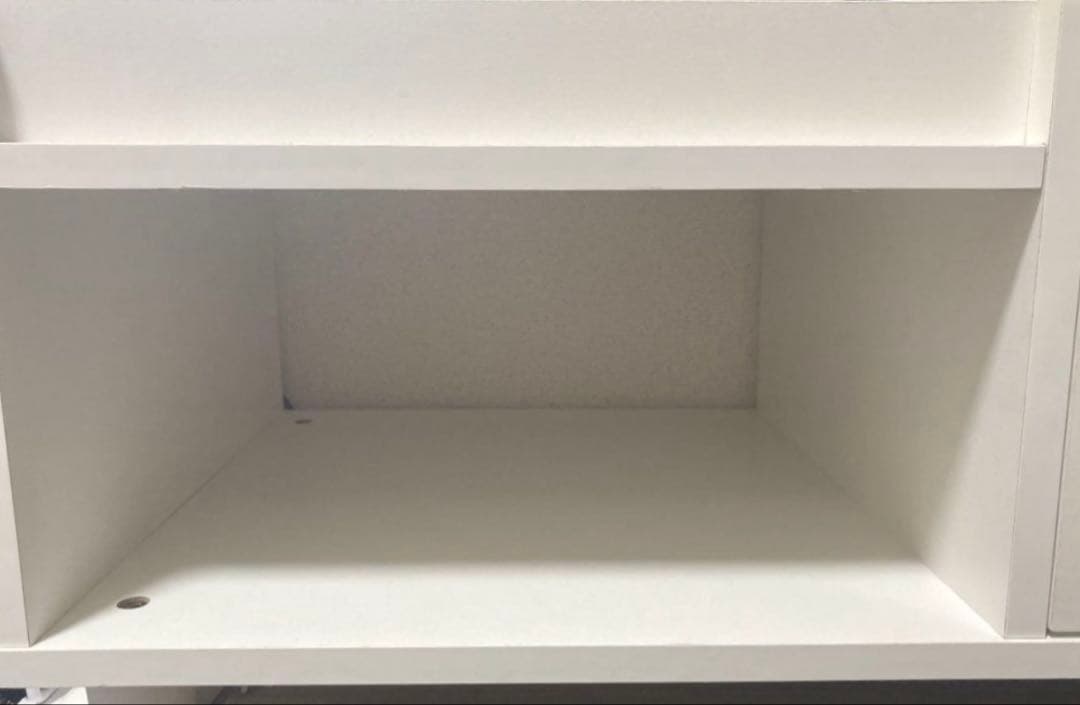 極美品送料無料LOWYAミラードレッサーテーブルメイク台収納ロータイプ鏡棚ロウヤ