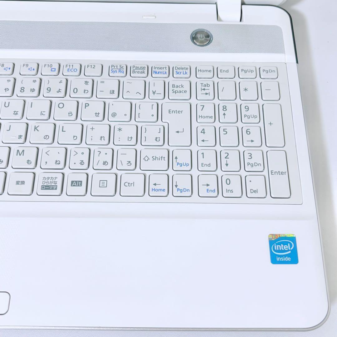 G-10/富士通/ノートパソコン/大容量SSD512GB/Win10/カメラ