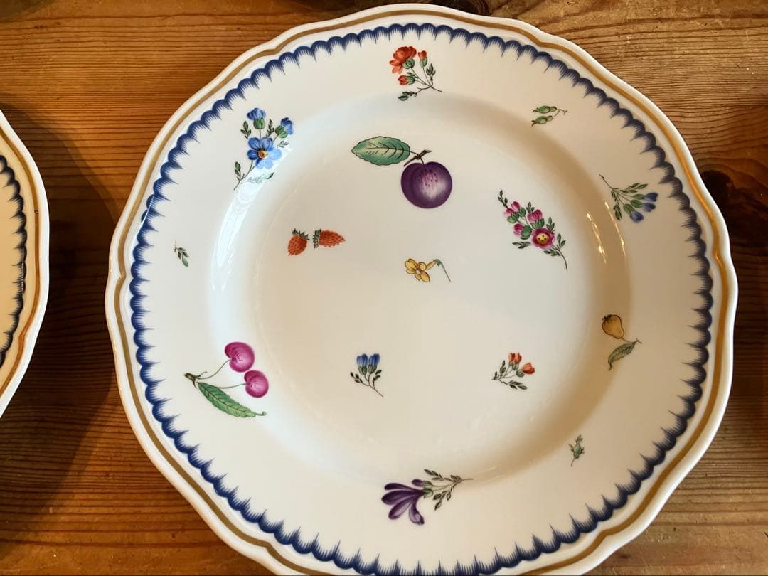 ジノリ　アンティコイタリアンフルーツ　25ディナープレート×6