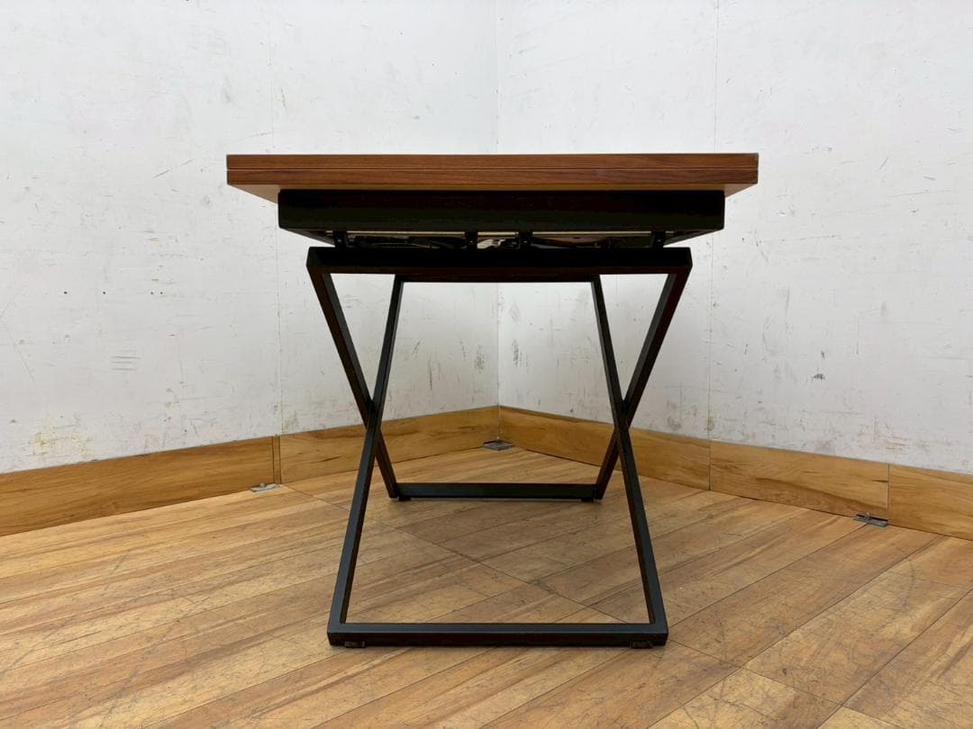 H7953☆美品☆ボーコンセプト☆ルビ☆アジャスタブルテーブル昇降伸長式テーブル