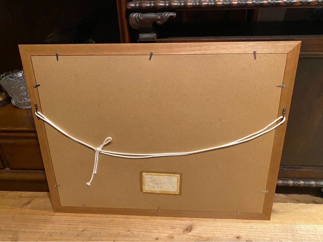 モーリス ユトリロ サン・ラススティック通り 額縁 アート インテリア