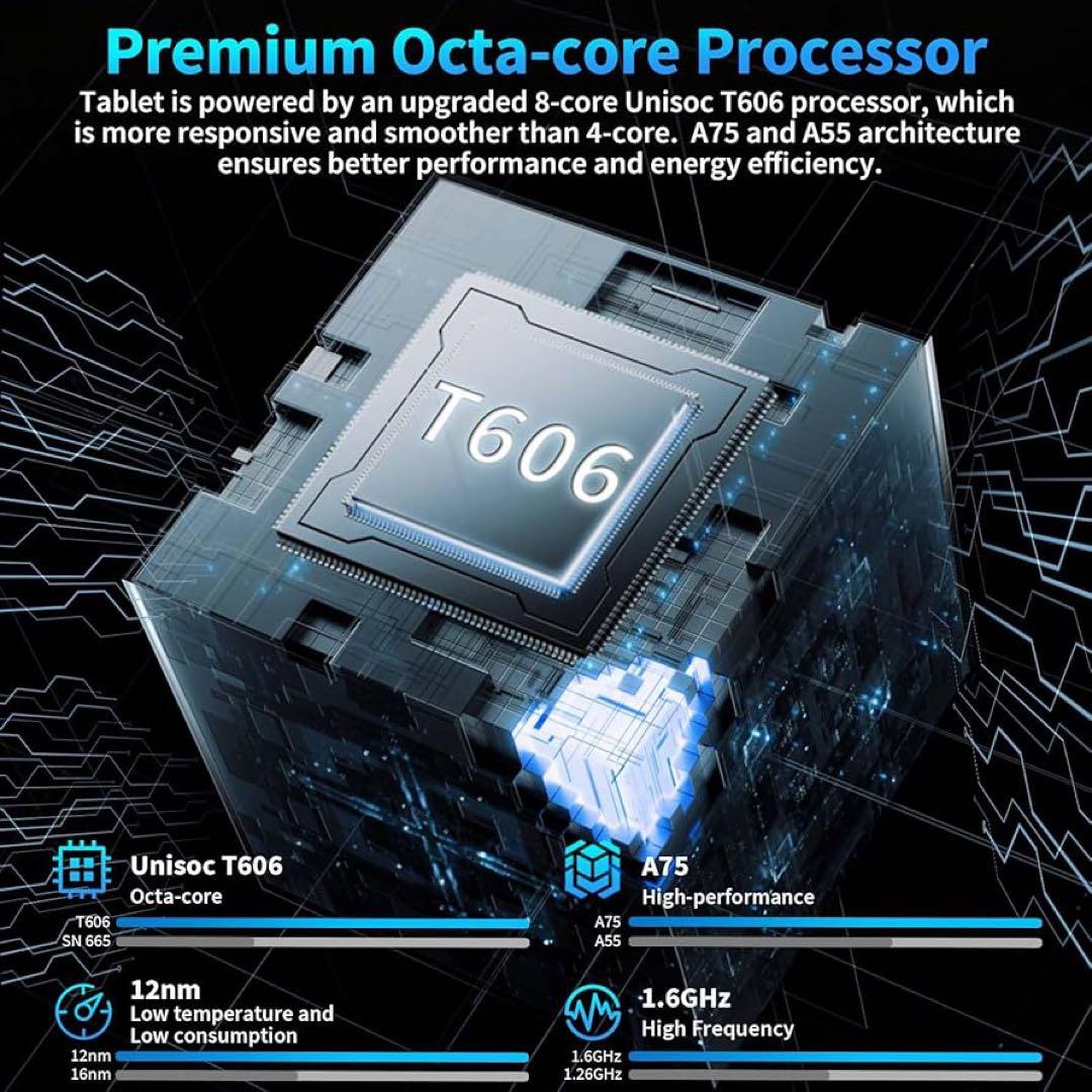 Relndoo 2025 Android 15 タブレット キーボード付き