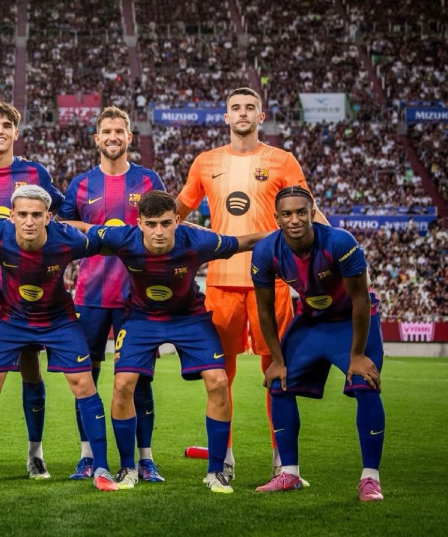 新品 FC Barcelona バルセロナ 25 26 ホーム ユニフォーム M