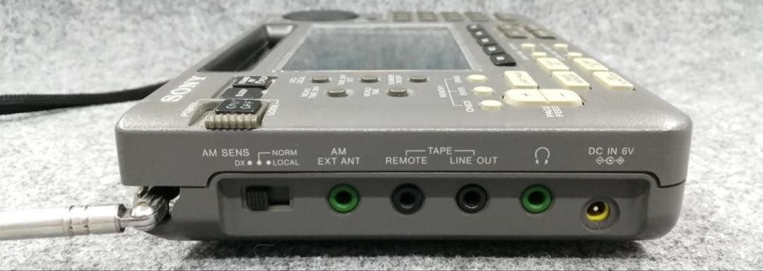 アンティーク ラジオ　SONY ICF-SW55 アダプタ付き