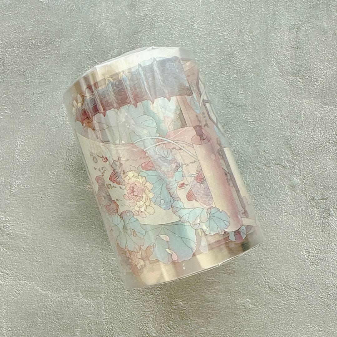 花柒所《云梦泽》海外マスキングテープ　マステ 【2383】