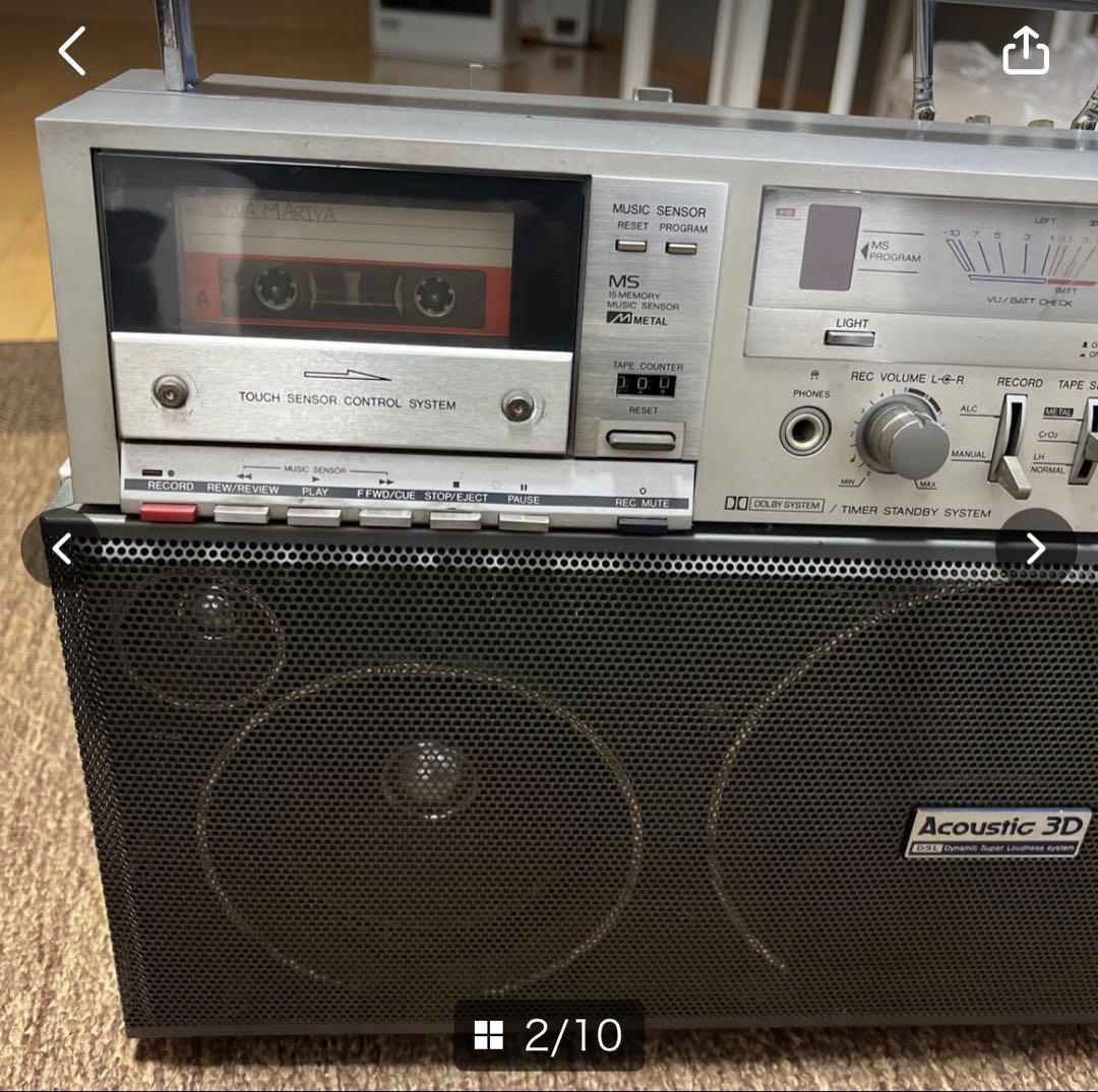 AIWA CS-J88 Acoustic 3D アイワ ラジカセ 昭和レトロ