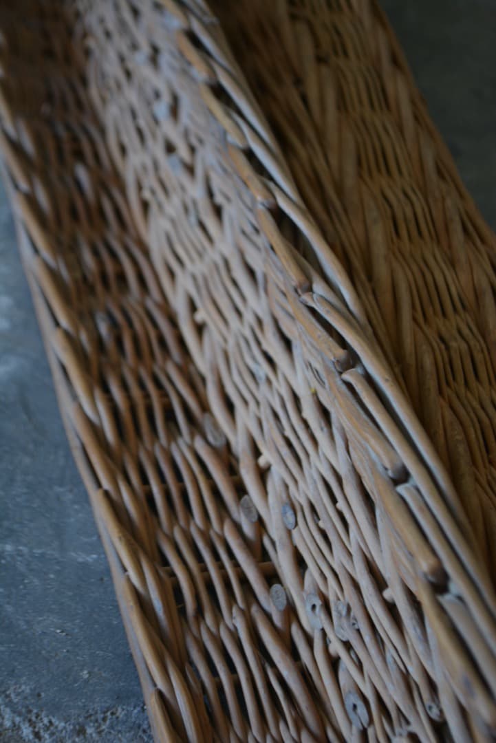 バゲット  フランスパン  バスケット  アンティーク  藤  H