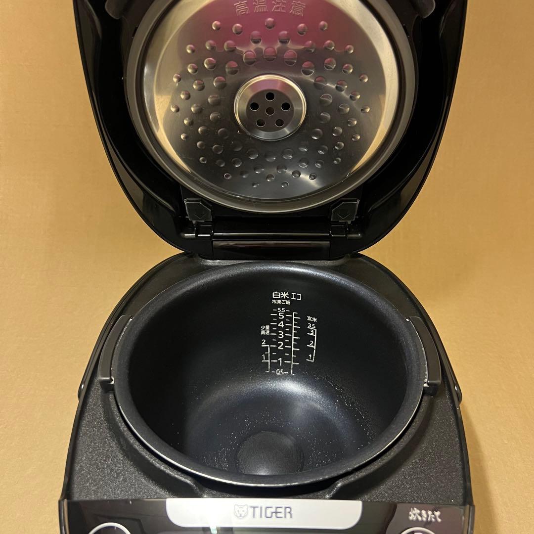 【中古・美品】タイガー 「炊きたて」IH炊飯器 5.5合炊き JPW-H100