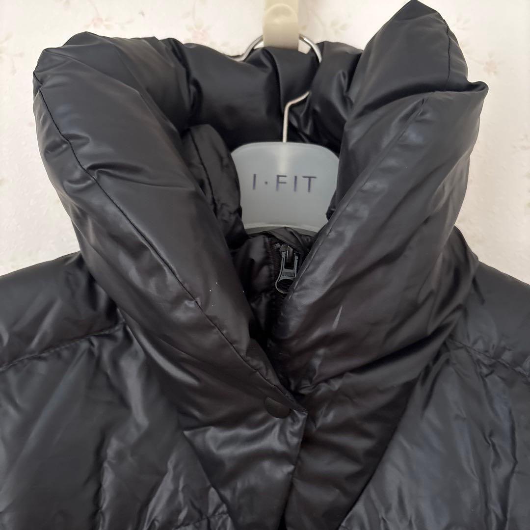 PUMA ブラック ダウン ベンチコート レディース　M ダウン90%