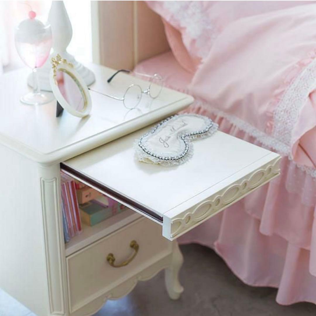 【リリー】ロマプリ ジャルダンサイドチェスト ホワイト