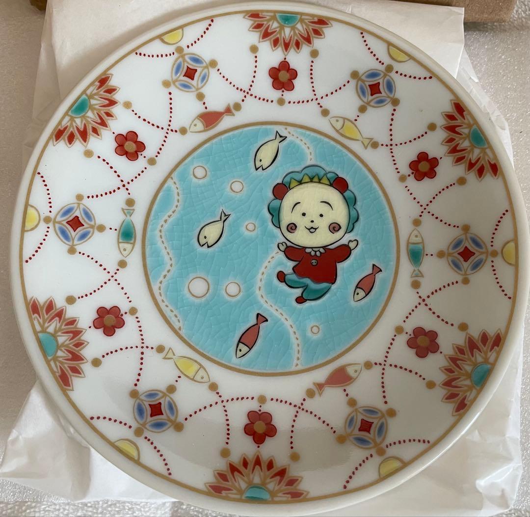 コジコジ　九谷焼 小皿2枚セット