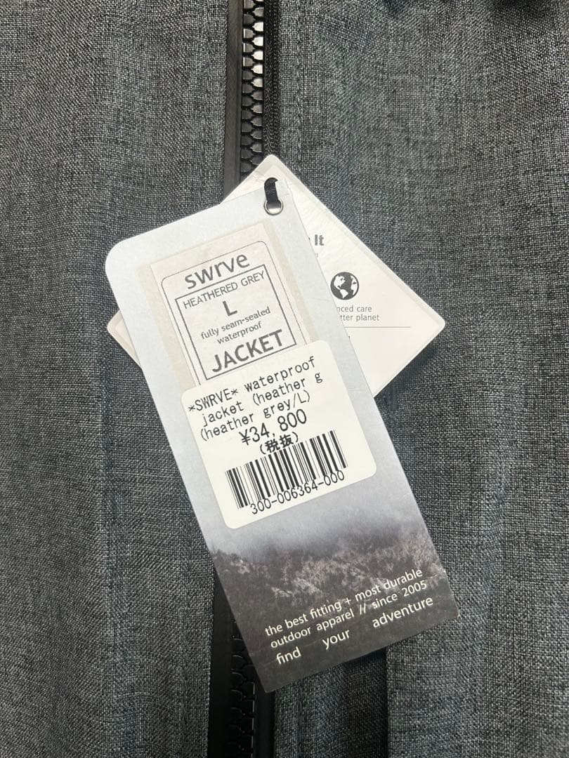 新品　swrve water proof jacket