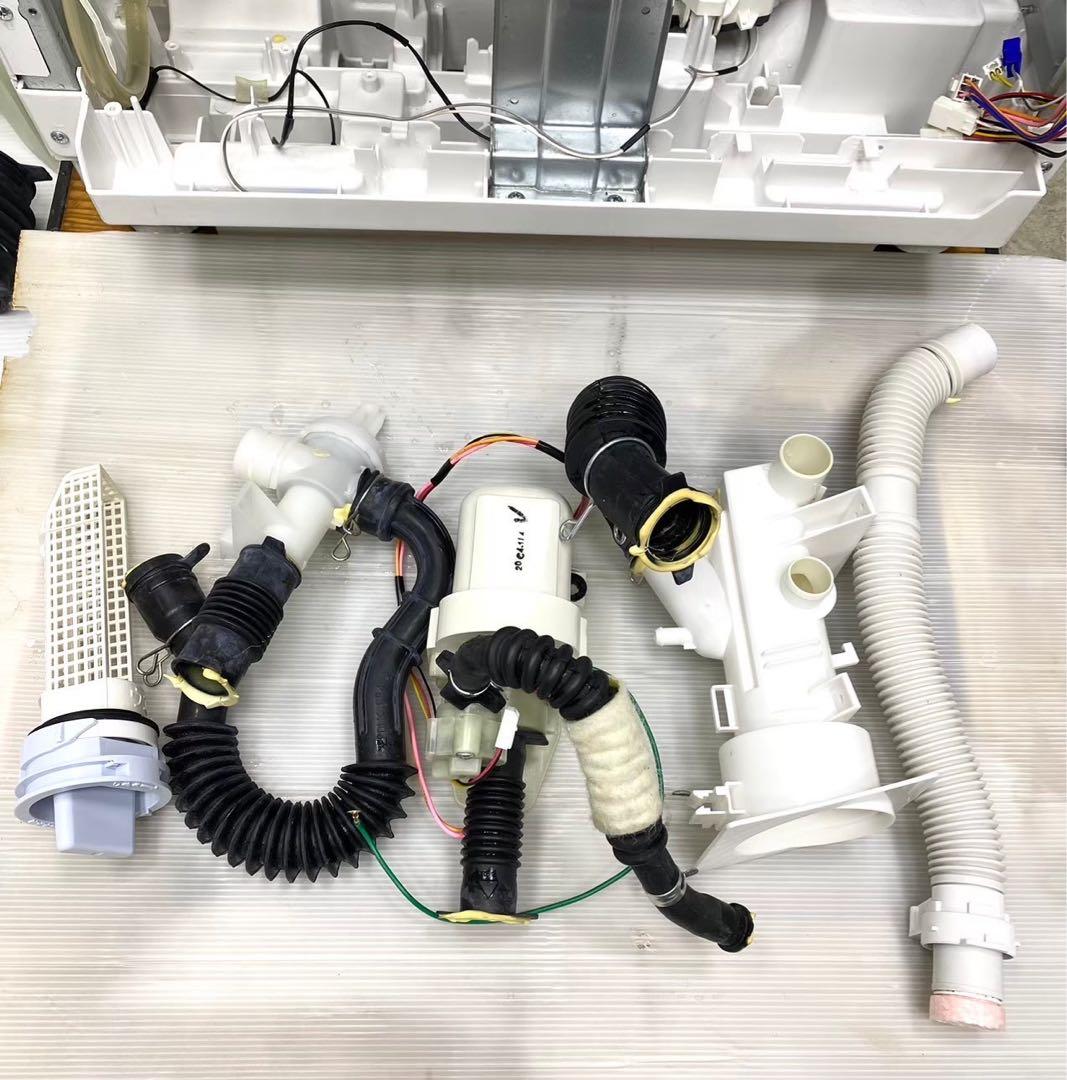 ES-W112-SLシャープ 19年製 左開きドラム式洗濯機 ハイブリッド乾燥