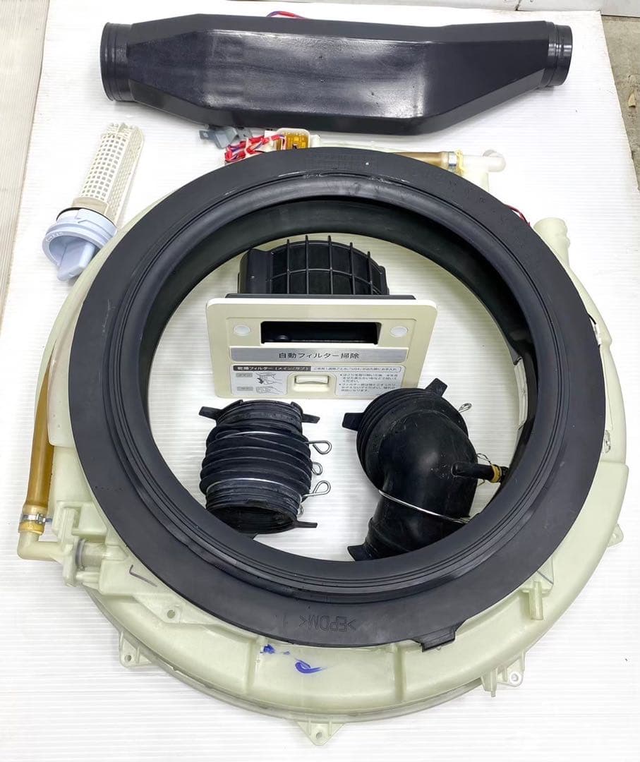 ES-W112-SLシャープ 19年製 左開きドラム式洗濯機 ハイブリッド乾燥