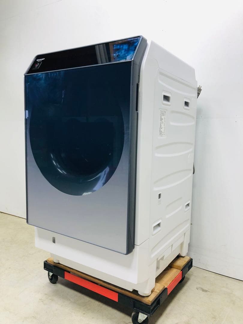 ES-W112-SLシャープ 19年製 左開きドラム式洗濯機 ハイブリッド乾燥