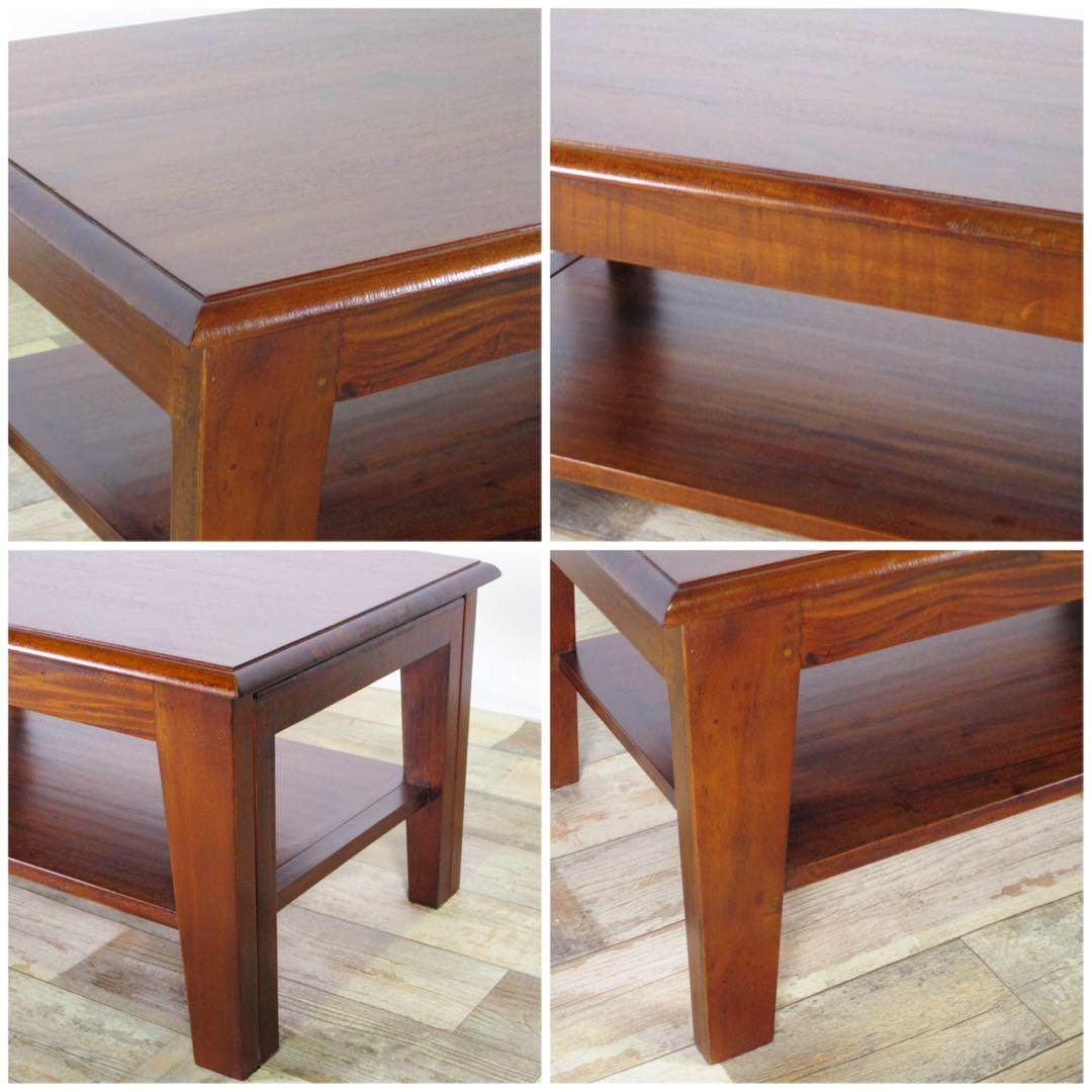 E 新品 アジアン テーブル ローテーブル ちゃぶ台 センター 拡張 座卓 バリ