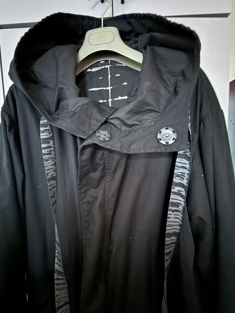 ケムリ　KmRii コットン　コート　ユニセックス　ブラック