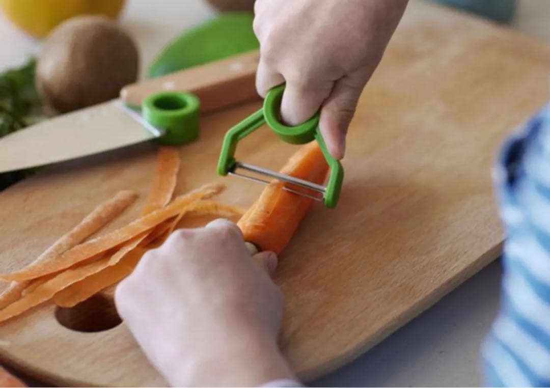 OPINEL オピネル キッズ ステンレス シェフナイフ プチシェフ ピーラー付