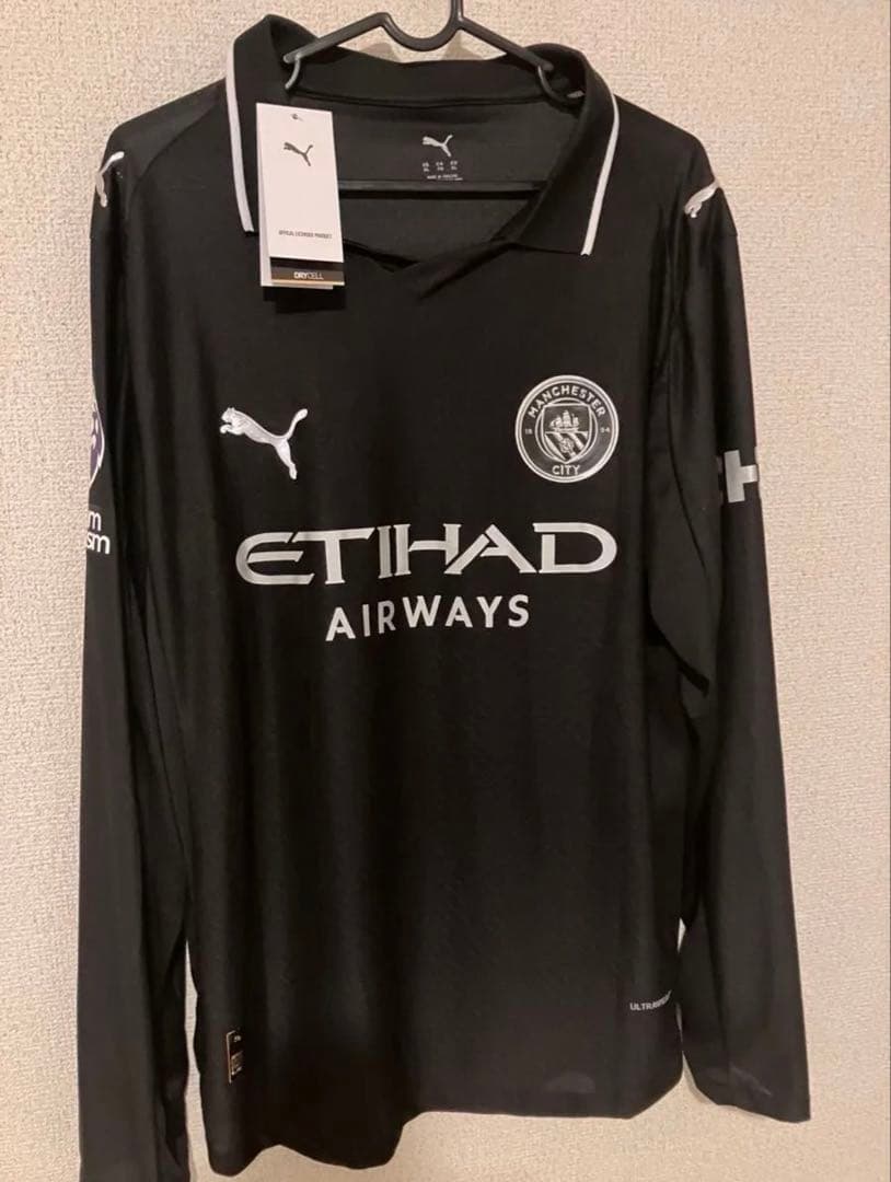 マンチェスター・シティ 長袖ユニフォーム XL