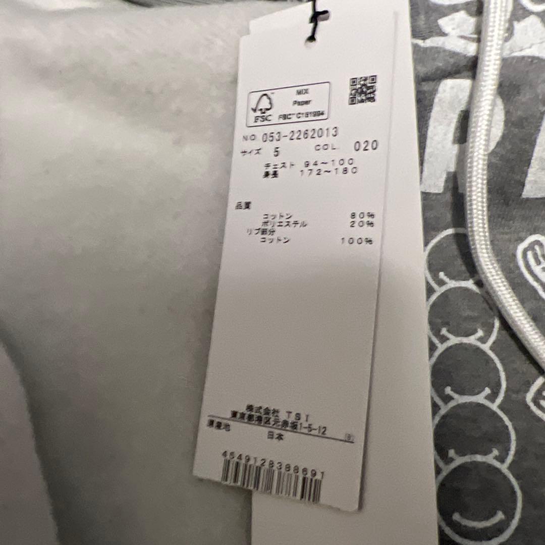 パーリーゲイツ　パーカー　裏綿　サイズ5 新品