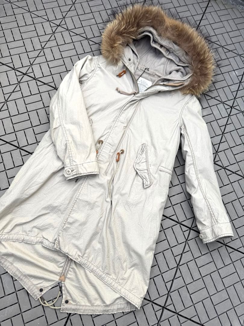 00's 希少‼︎ 新品未使用 goa Y2K ゴア モッズコート リアルファー