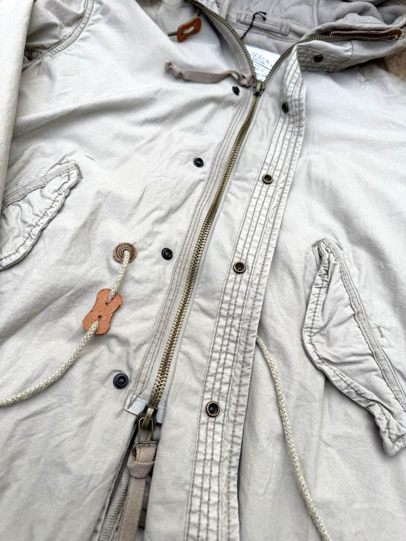 00's 希少‼︎ 新品未使用 goa Y2K ゴア モッズコート リアルファー