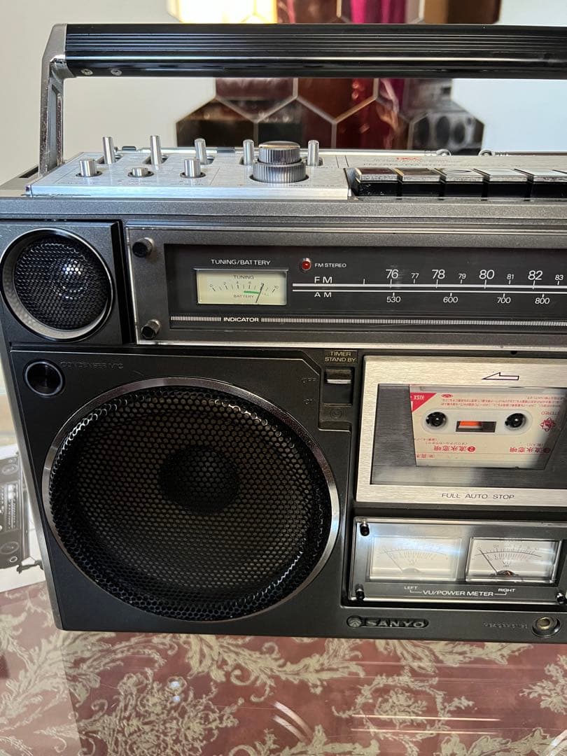 希少SanyoサンヨーMR-9600ラジカセ昭和レトロメンテナンス済み中古美品