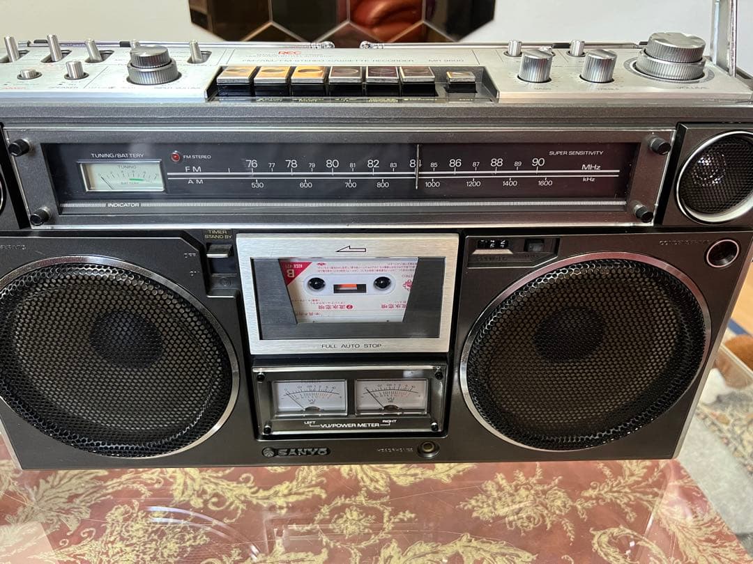 希少SanyoサンヨーMR-9600ラジカセ昭和レトロメンテナンス済み中古美品
