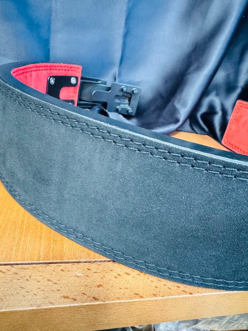 筋トレ パワーベルト レバーアクション式 高重量 本革 14mm厚 Mサイズ