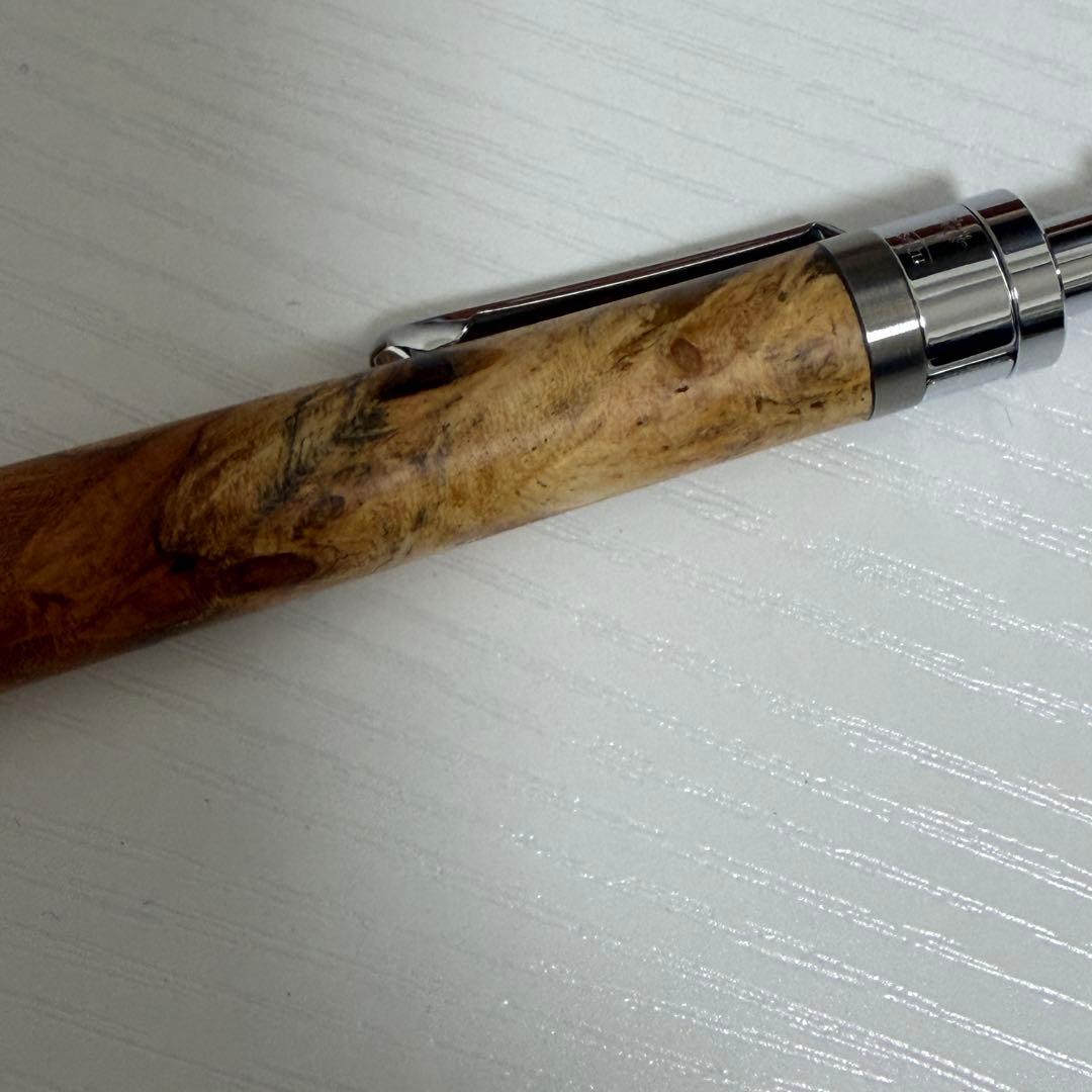 【新品未使用】工房楔 ルーチェペン（ボールペン）花梨紅白（こぶ杢）