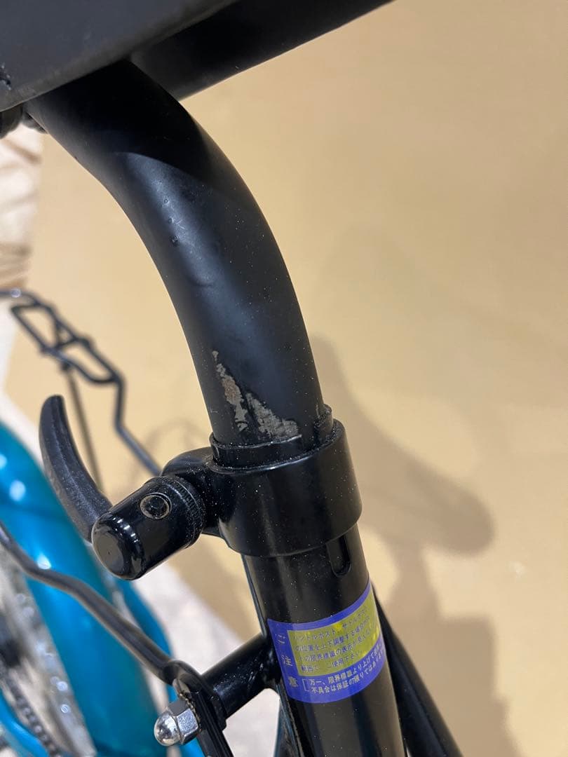 名古屋市内お届け無料手渡し希望EGG'S製の折りたたみ自転車 自転車 青