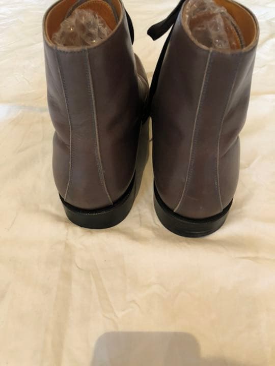 frank leder 激レア　ブーツ　グレー　レースアップブーツ